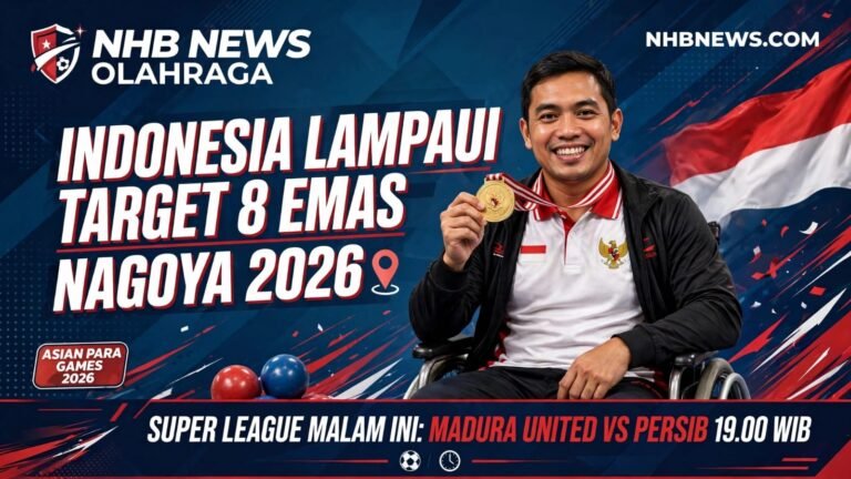 BANGGA! Indonesia Lampaui Target 8 Emas di Asian Para Games Nagoya 2026, Boccia Jadi Lumbung Medali